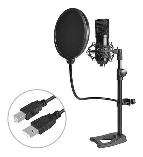 Pack De Microfono Condensador Usb (envio Gratis) K-acoustic 