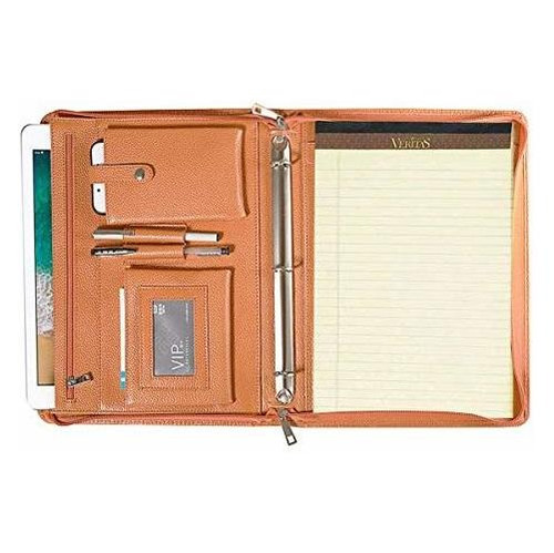 Piel De*****profesionales Del Caso Padfolio Cartera, 3 Carpe