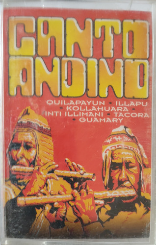 Cassette De Canto Andino Quilapayún Illapu Guamary 