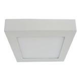 Foco Led Sobrepuesto 12w Cuadrado 3000k 1000lm Technolamp