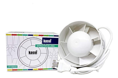 Extractor De Aire En Linea 125mm Kasvi