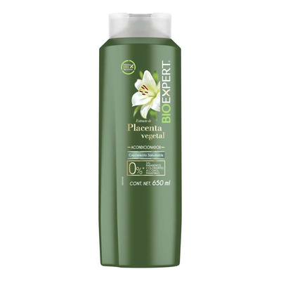 BIOEXPERT Acondicionador Extracto de Placenta Vegetal, nutre y restaura hasta el cabello más dañado**, sin sal ni parabenos* 650 ml | MercadoLibre