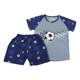 Pijama Niño Primavera Verano/ Futbol