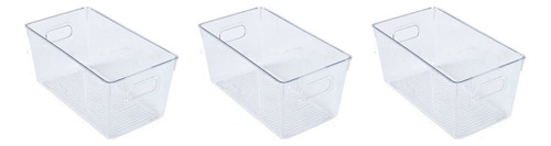 Pack 3 Organizador Refrigerador Contenedor Cocina Hogar