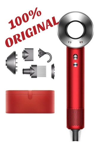 Dyson Supersonic Secador De Cabelo Vermelho 110v + Original