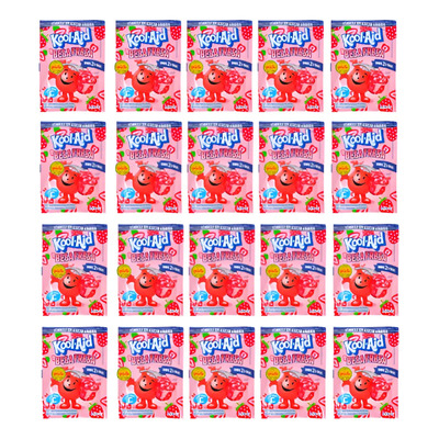 20 Sobres Kool-aid Besafresa Fresa Rinde 2lts Cada Sobre | Envío gratis