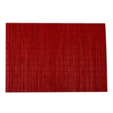 Mantel Indiv.bamb/tejido(rojo) Sm-426141