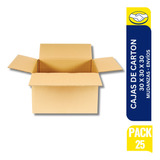 Cajas Mudanza 30x30x30 /pack 25 Cajas De Cartón/ Resistentes