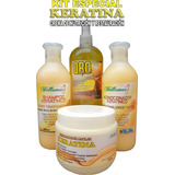 Kit Restauración Profunda De Keratina Bellamax - 4 Productos