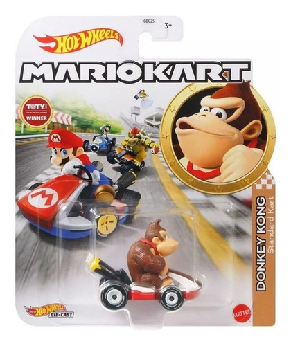 Donkey Kong Standard Kart Hot Wheels Edición Limitada
