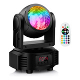 Luz De Cabeza Movil Para Dj: 40w Rgbw Mini Bola De Disco De 