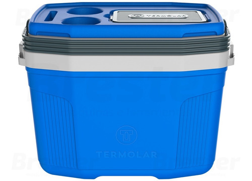 Caixa Térmica Cooler 32 Litros Termolar Suv32l Azul