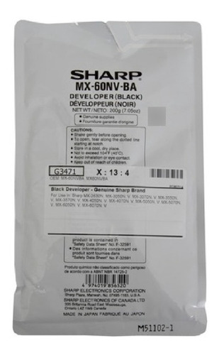 Revelador Sharp Mx3070 4070 3570 4070