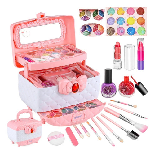 Set De Maquillaje Infantil For Niñas, Lavable