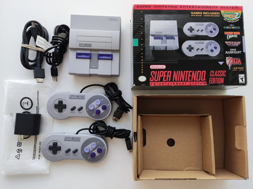 Consola Super Nintendo Classic Edition Snes Mini Programado.