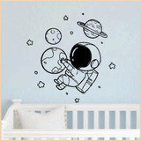 Vinil Decorativo Astronauta Infantil Juvenil Mod25