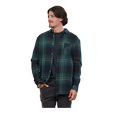 Camisa Leñadora Hombre Sobrecamisa Algodon Negro - Polemic