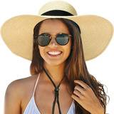 Joylivecy Sombreros De Playa Para Mujer, Sombrero De Sol Ple