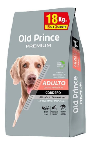Old Prince Premium Cordero Perro Adulto 18kg Universal Pets