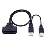 Cable Adaptador Convertidor Dual Usb 2.0 A Sata Compatible C