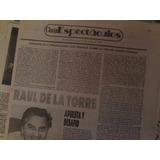 Clarin Espectaculos 1990 Raul De La Torre Soda Stereo Dufau