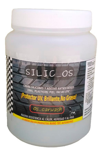 Crema De Silicon 1 Lt Marca Os_carwash ( No Mas Armorall No