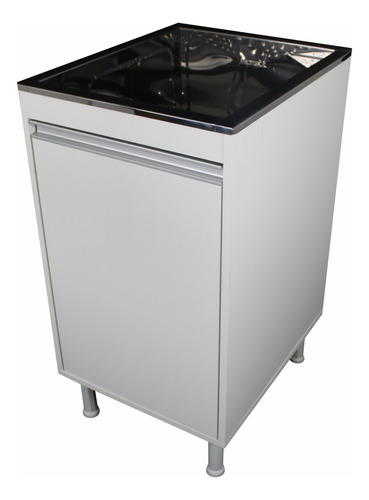 Balcão De Lavanderia 100% Mdf Com Tanque Inox 30lt