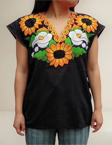Blusa Artesanal Mexicana Tallas Extra, Xl, 2xl, 3xl
