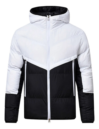 Abrigo Q Para Hombre, Casual, Color Liso, Exterior, Gran Tam