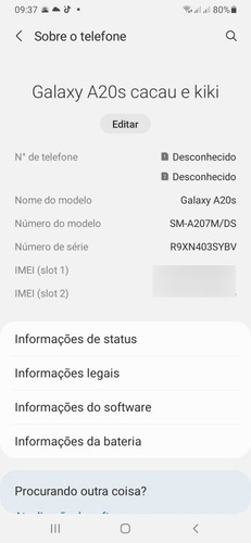 Celular Samsung Galaxy A20s