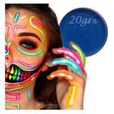 Maquillaje Base Agua Azul Rey Pintacaritas Body Paint 20 Gr