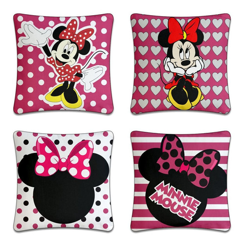 4 Capa De Almofada 42x42cm Baby Sonic Ref. 10018 Minnie