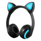 Audífonos Inalámbricos Bluetooth Oreja De Gato Diadema Luc