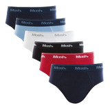 Kit 6 Cueca Infantil Kids Slip 100% Algodao Mash 113.04