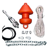 Kit Fondeo Para Kayak 30 Mts Ancla Plegable 2.5 Kg - Rocker