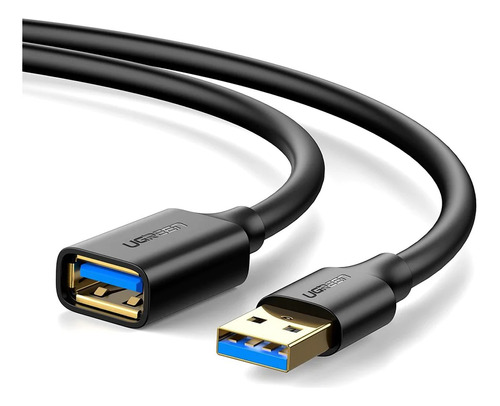 Cabo Extensão Ugreen Usb 3.0 Para Usb A Fêmea 5gbps 1 Metro