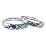 Anillos Van Gogh Plata S925 Pareja Amor Compromiso Ilusion