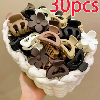Set 30 Pinzas Para El Cabello Tipo Garra Y Flor 30pcs | Envío gratis
