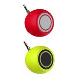 2 Peças Novo Mini Speaker 3.5mm Jack Para Celular Tablet