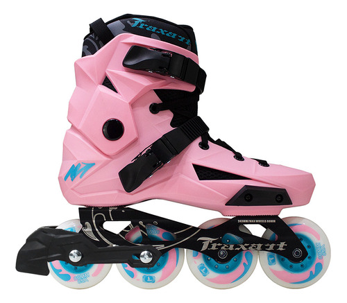 Patins Traxart Revolt Rosa - Combo - Patins + Freio  Montado