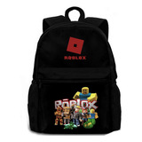 Mochila Roblox Escolar Compartimento Tablet Note Garrafas M2