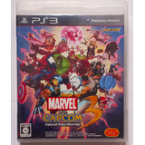 Jogo Ultimate Marvel Vs Capcom 3 Original Ps3 Cd