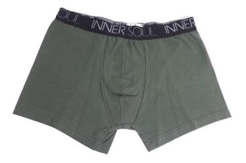 Boxer Algodon Y Lycra Liso Inner Soul 4211