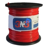 Filamento 3d Flex 3n3 De 1.75mm Y 500g Rojo