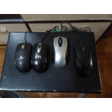 Lote De 4 Mouses Funcionando Vários Modelos