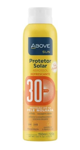 Protetor Solar Above Fator 30 Fps Spray Pode Usar Molhado