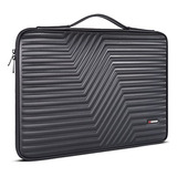  Funda Impermeable Para Laptop De 15,6 Con Manija Negra