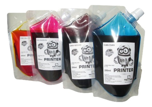 4 Tintas Printer Compatible Para Canon G4110 250ml