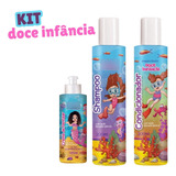 Kit Infantil Shampoo Condicionador Creme Pra Pentear 