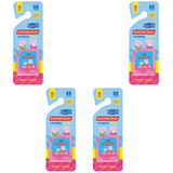 4 Fio Dental Infantil - Peppa Pig - 25m - Rosa - Dentalclean